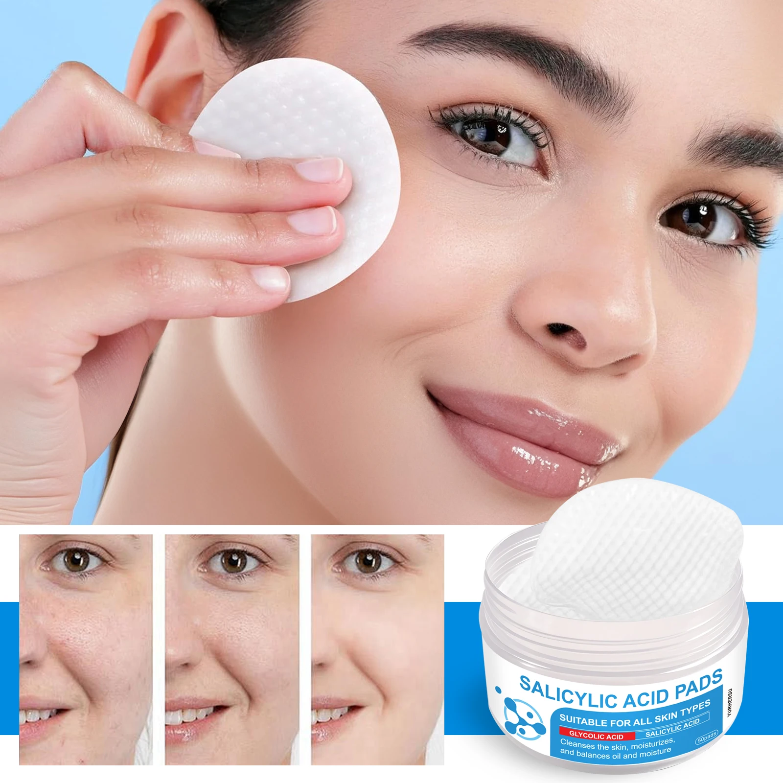 これらのデュアルエフェクトフェイシャルトナーパッドには、4. - Lactic Acid Toner のレビューと価格