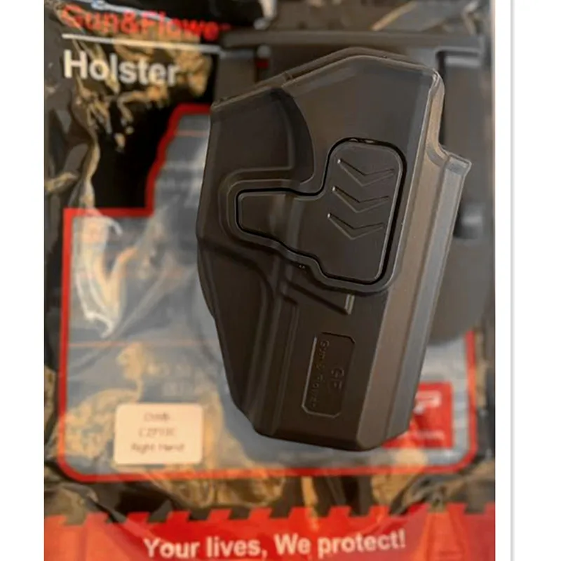 

OWB Paddle Holster for CZ P10C, Outside Waistband Carry, Index Finger Release,360 Adjustable,Hunting bag Right Hand Sheath