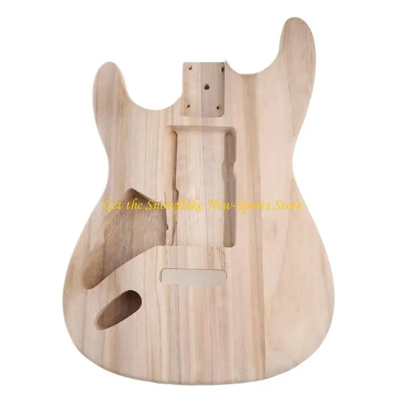 E56D Maple Guitar Barrel Body Already Polished Punched Electric Guitar DIY Accessory