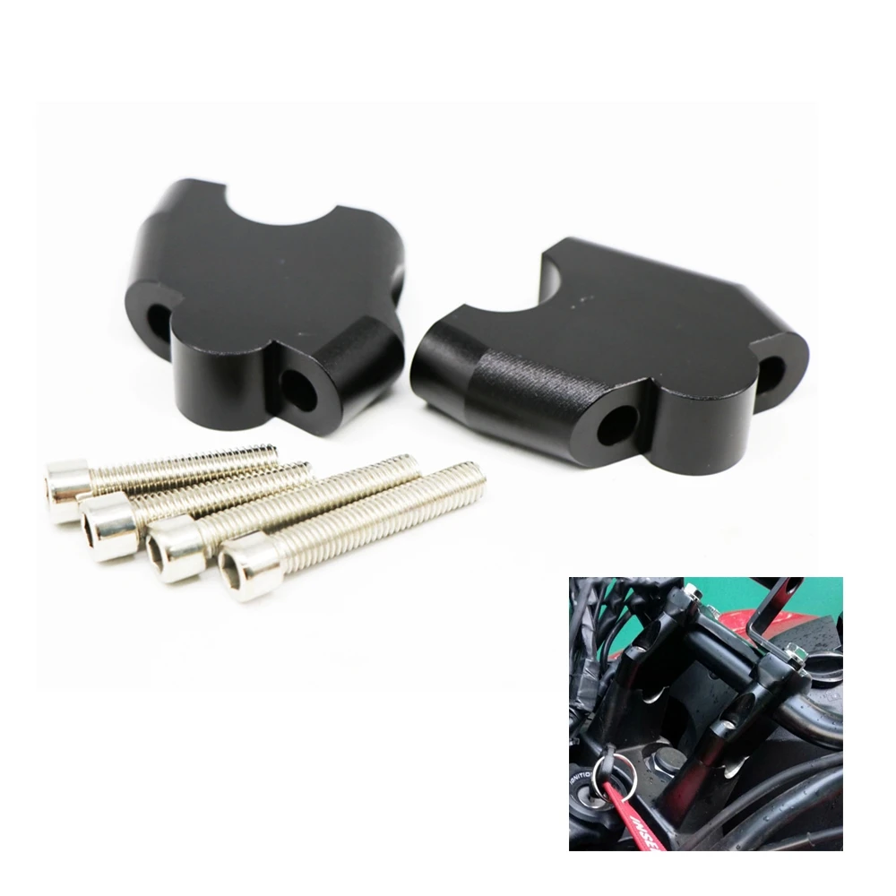 Motorcycle Riser Lifting Handlebar Clamp Handlebar Riser Kit for Honda NC700X NC700S NC750X NC750S CB500F CB500 Black
