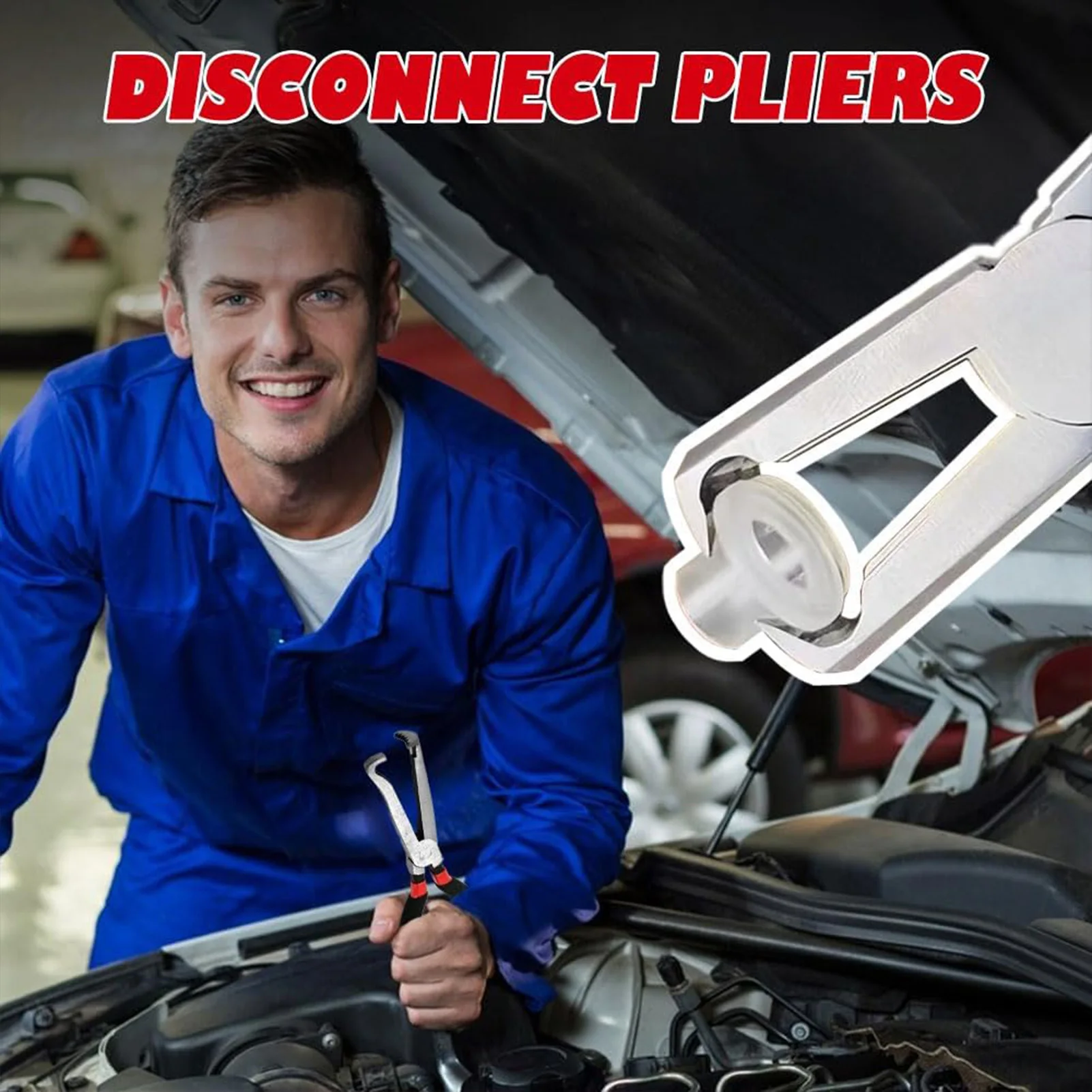 

Автомобильные плоскогубцы для отключения электрооборудования, удобные в использовании с уникальным дизайном изогнутых грабли, подходящим для узкого пространства автомобиля