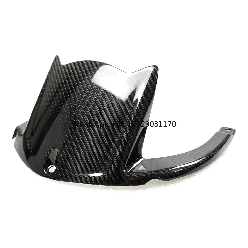 Serat karbon sepatbor belakang sepeda motor spatbor Hugger Mudguard untuk Kawasaki Zx10r 2011-2021 penutup sepatbor ban belakang