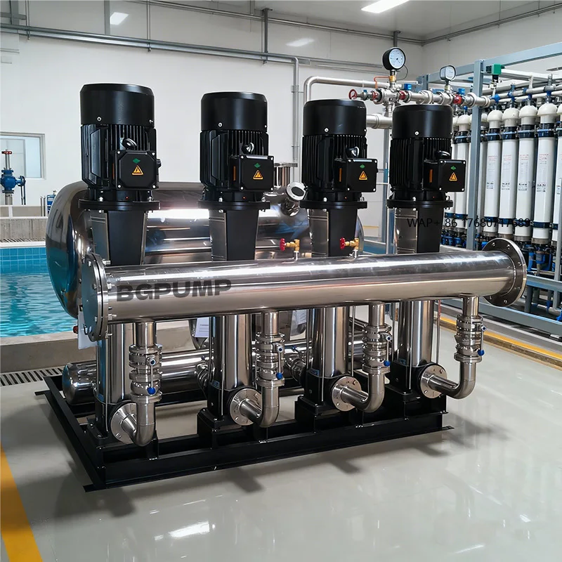 Variable Frequency High Pressure Pump Water Supply Equipment Intelligent Water Pump Booster System Smart Booster Pump Set