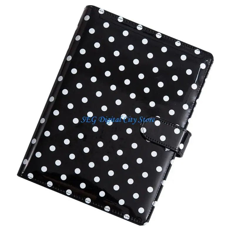 U75B Photo Collection Book 100 Album With 6 Rings Leather Binder Cover