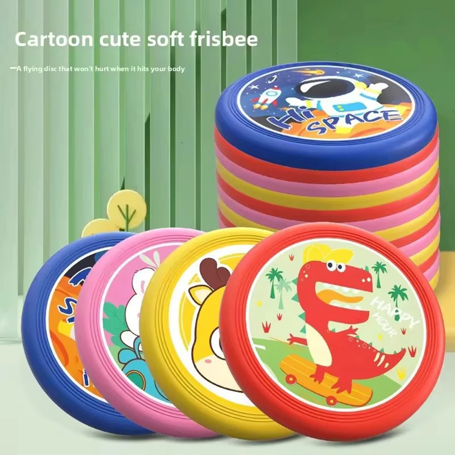 

1pc- Children's Soft Foam PU Flying Disk Professional Flying Saucer Outdoor Sports Hand Throwing Toy Parent-Child Interaction