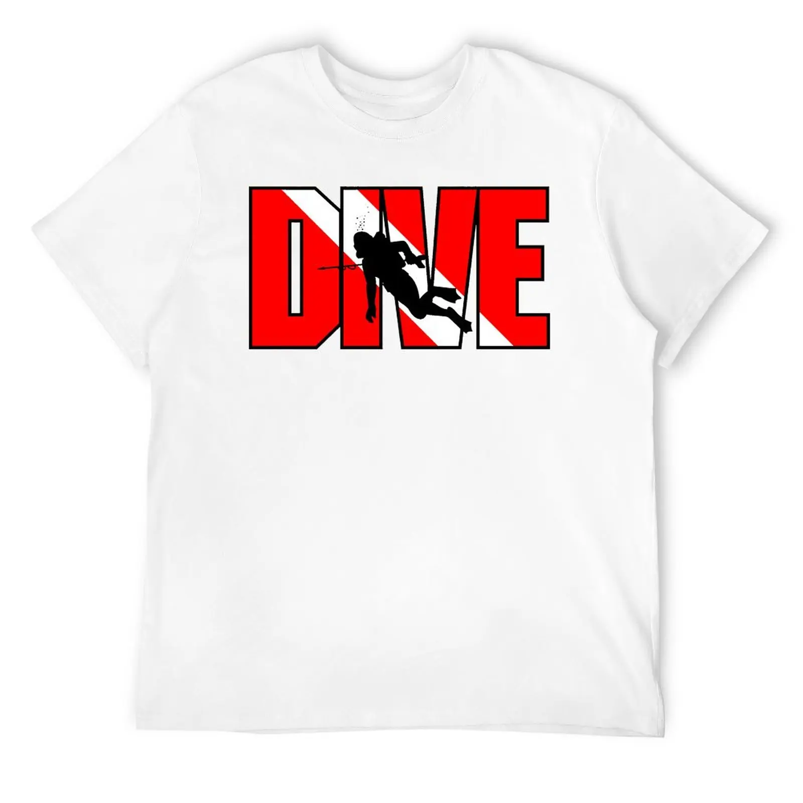 Modern Adult Divin Scuba Diving 13 T-shirts Graphic Cool Humor Graphic Top Quality T-shirts Travel Eur Size