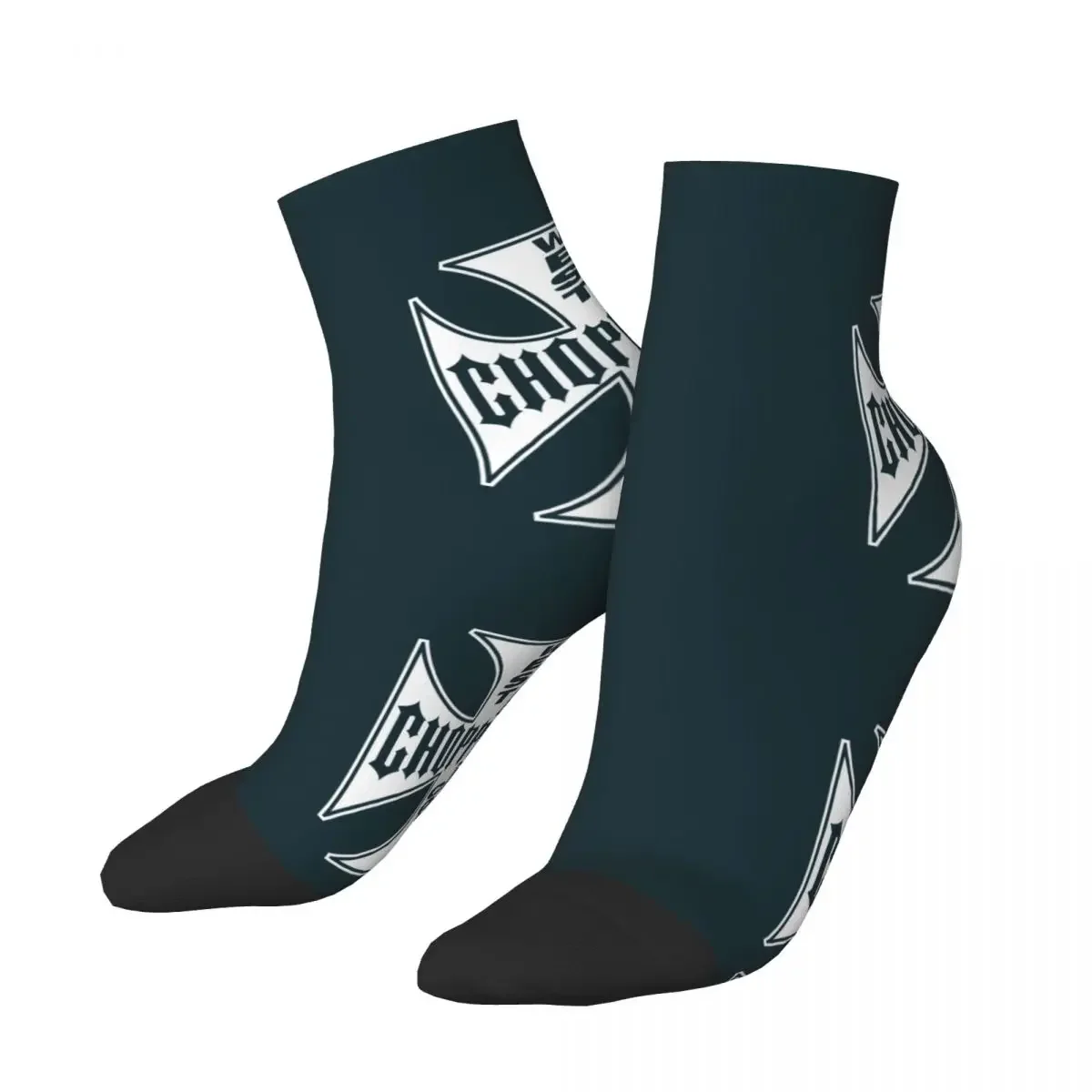 Harajuku West Coast Cross Choppers Socks Women Men Warm 3D Printed Sports Football Socks