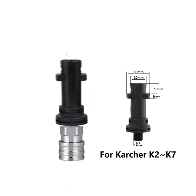 Pressure Washer Quick Connector 1/4 Stainless Steel Adapter To Washer Gun Nozzle Foam lance Fitting For Karcher Bosch Lavor