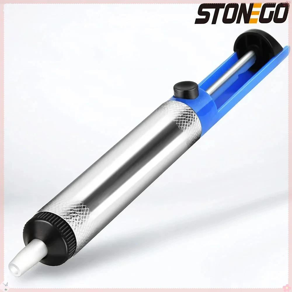 STONEGO Desoldering Pump Solder Sucker Vacuum Soldering Iron Gun Efficient Tin Suction Cup Tool for Welding