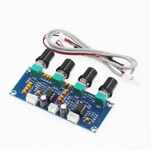 لوحة مضخم رقمي XH-A901 لوحة نغمة مطابقة لوحة نغمة تيار مستمر لوحة ضبط تعديل التردد العالي والمنخفض لوحة أمامية #4