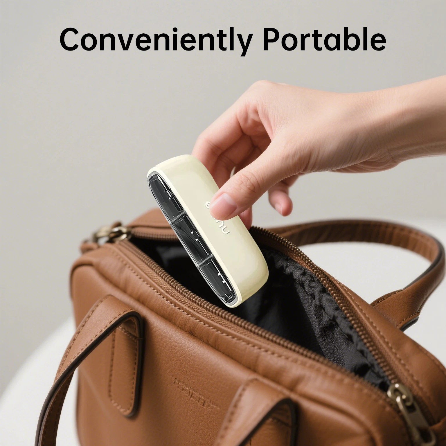 A Day Pill Box Portable Pill Organizer 3 Times Box Compartments Travel Pill Holder for Vitamins Medicines Small Pocket Medicine