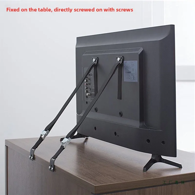 Adjustable Television Anti-Tip Restraint Strap Set Cm Options Furniture Safety Anchor Lcd Tvs Cabinets Display Units