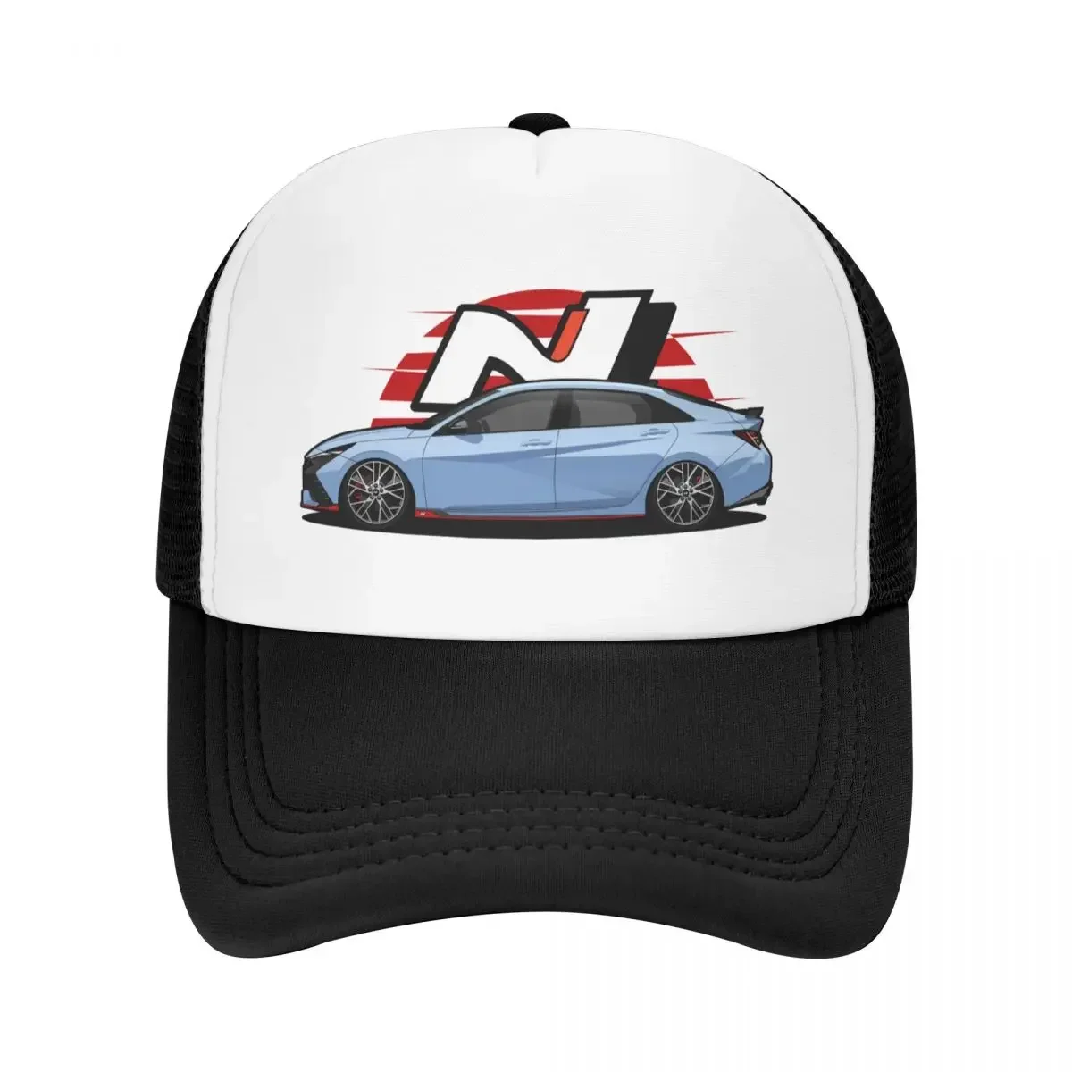 i30N Sedan/Elantra N Side View Baseball Cap Beach western Hat |-F-| dad hat Men Golf Wear Women's