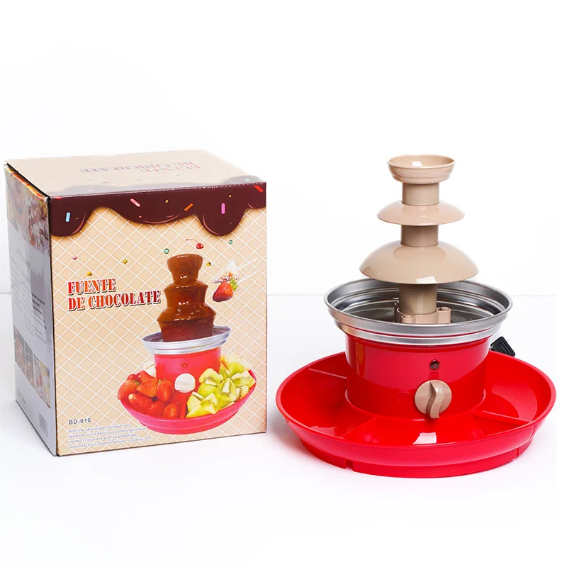 Professional Electric Chocolate Fountain 3 Layers Detachable Commercial Chocolate Fountain Machine