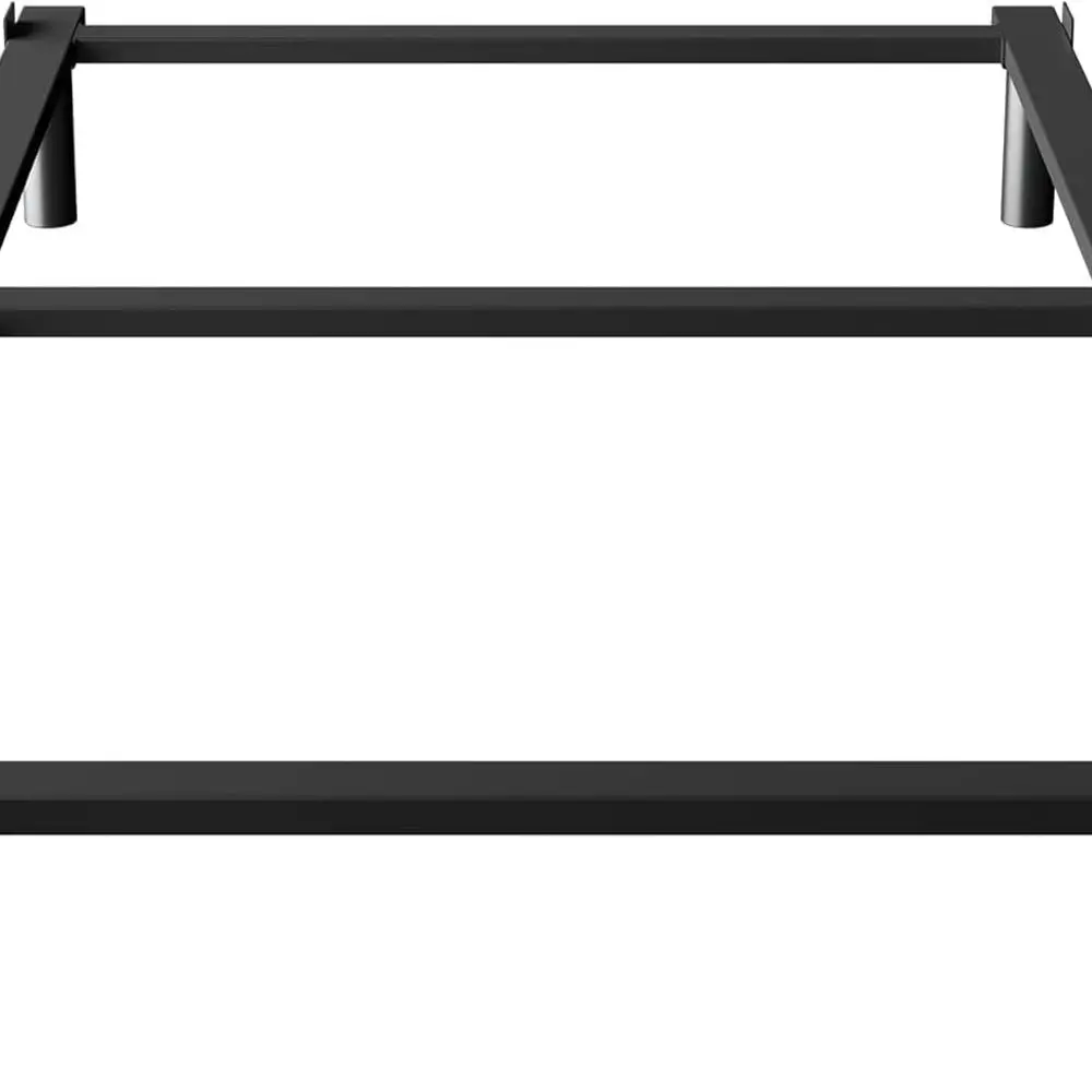 

Металлический каркас кровати EMODA 7 Twin XL на 6 ножках, прочная платформа, простая сборка, черный