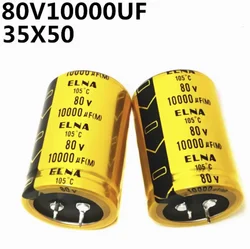 2 Stuks Koorts Audio Versterker Filter Condensator 50V 63V 80V 100V 10000Uf 15000Uf 22000Uf 35X50Mm 35X60Mm 35X70Mm 35X80Mm 35X80Mm