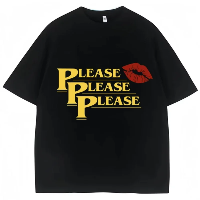 Sabrina Carpenter Please Please Please T Shirt Fashion Aesthetic Men Women O-Neck Short Sleeve Summer Casual T-shirt
