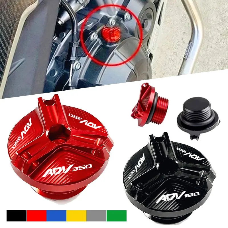Motorradzubehör Motoröl-Einfülldeckel Ölstopfenabdeckung für HONDA ADV350 ADV160 ADV150 ADV125 ADV 350 ADV 150