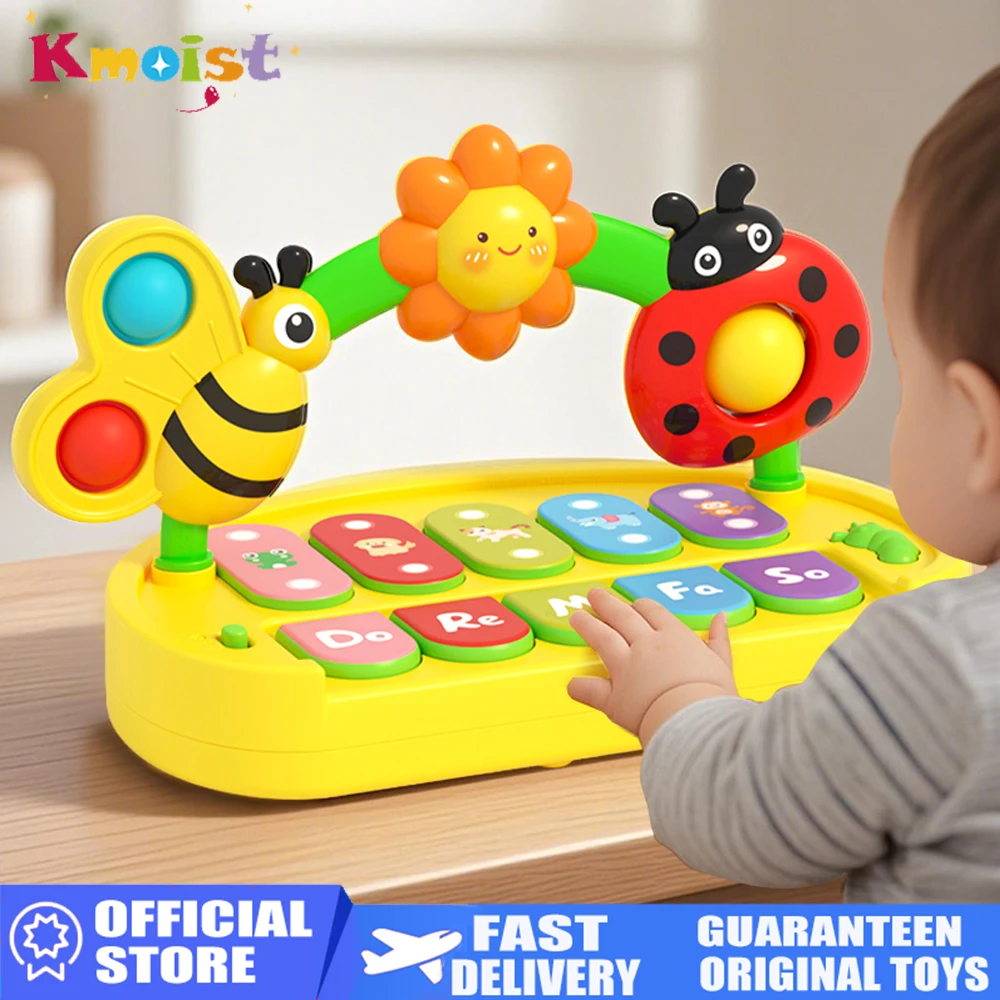 Educational Infant Toy Electronic Children's Musical Instrument Playing Keyboard Toddler Musical Baby Piano Toys Kids Xmas Gifts