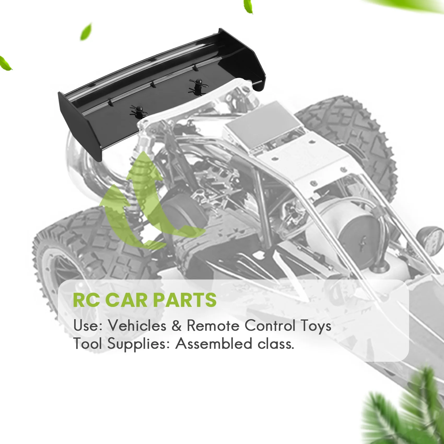 Pièces de rechange à gaz pour voiture RC, aile pour eckan Baja, échelle 1/5, 1/5, jardins I ROVAN BAAlban5B 5T 5SC