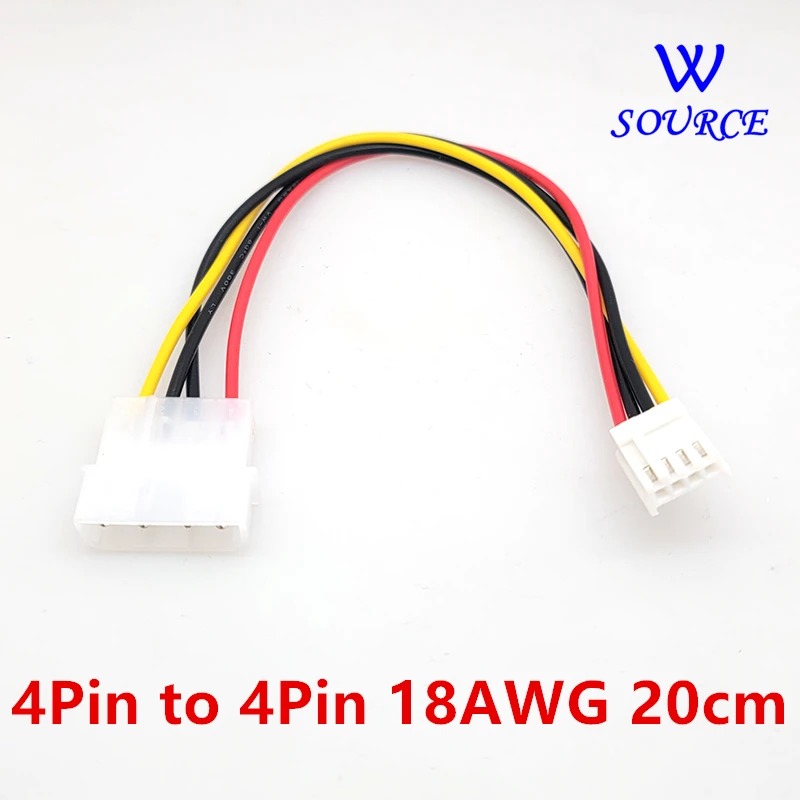 IDE Molex 4pin Male To 4Pin 2.54MM Female to IDE 4pin Power Supply Cable 30CM Floppy Drive Adapter PC Connector Cord PSU 18AWG