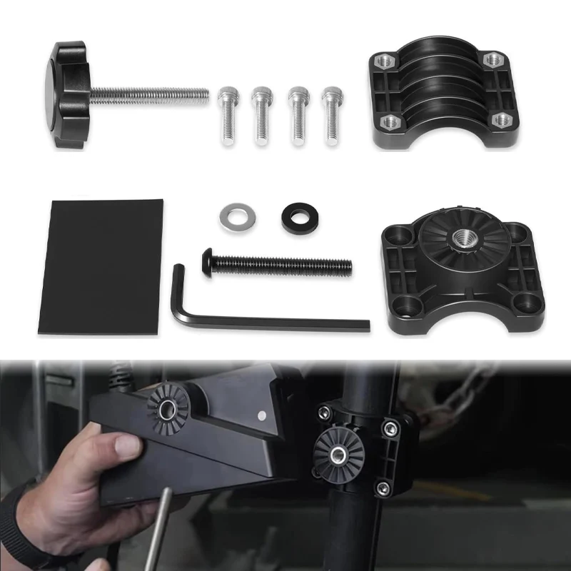 0 Degree Pole Mount Adjustable Pole Mount Fit for LiveScope Plus LVS34 & LiveScope Plus System, Replaces 010-13228-03