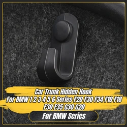 Car Trunk Hidden Hook for BMW Interior Trunk Storage Hook ABS for BMW 1 2 3 4 5 6 Series F20 F30 F34 F10 F18 F30 F35 G30 G20