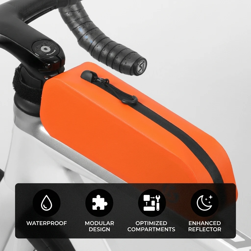Wodoodporna torba na ramę rowe – Cycling Gear Pouch recenzja i cena