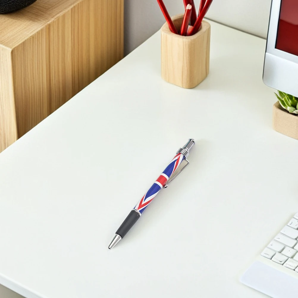 

10pcs British Flag Ballpoint Pen Smooth Writing Comfortable Grip Home Office School Use Patriotic Design Uk Themed Pen For