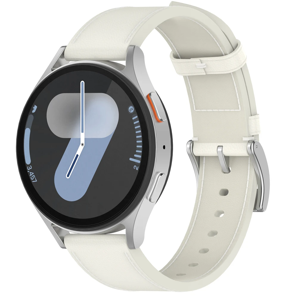 20mm Press leather strap Watch Band Bracelet For COROS APEX 2 / PACE 2 / ticwatch 2 E E3 Watch Strap Soft Head layer leather but