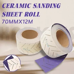 70mm/12m Ceramic Abrasive Sand Paper Sheets Sand Paper Roll Sanding Sheet