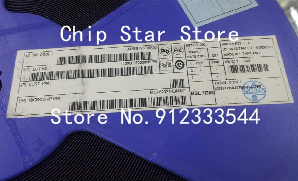 5-100pcs  MCP6232T-E/MNY  MCP6232T  MCP6232  TDFN-8  Operational Amplifier  100%New And Original