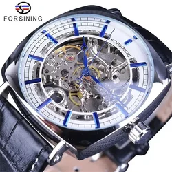 FORSINING 242L Men's Sport Watches Automatic Mechanical Noctilucent Skeleton Waterproof Watch For Men Relogio Masculino Sale