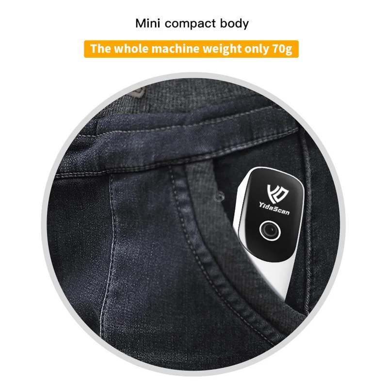 YidaScan WS22 Barcode Scanner Mini Portable 1D 2D Wireless Bar Code Reader USB Bluetooth QR Code Reader for IOS Android iPhone