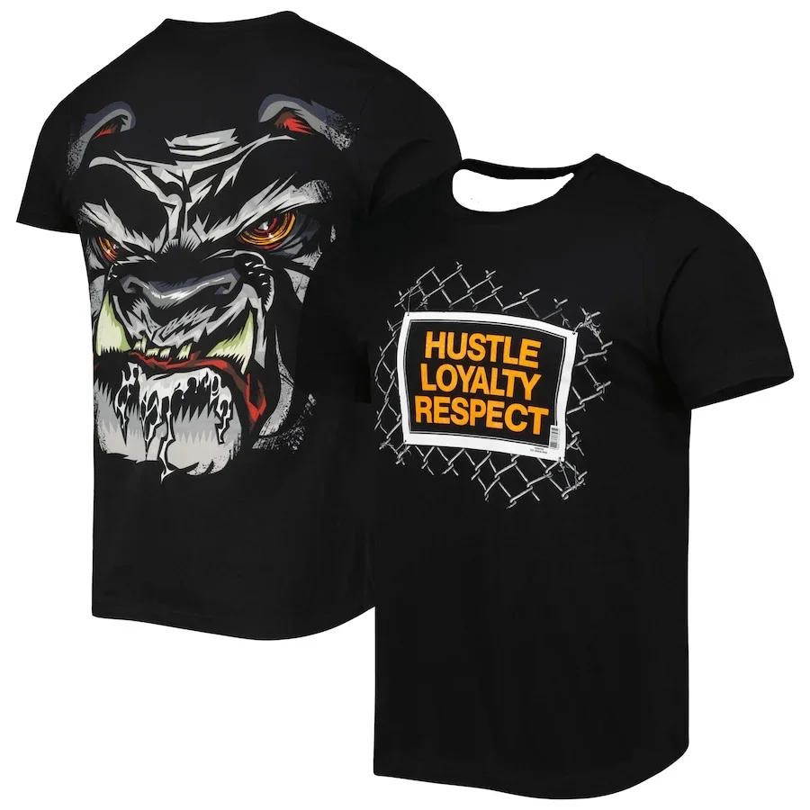 

Мужская летняя одежда WWE John Cena, футболка в стиле ретро с собакой, футболка из джерси для борьбы с футболом, быстросохнущая, впитывающая пот, мото