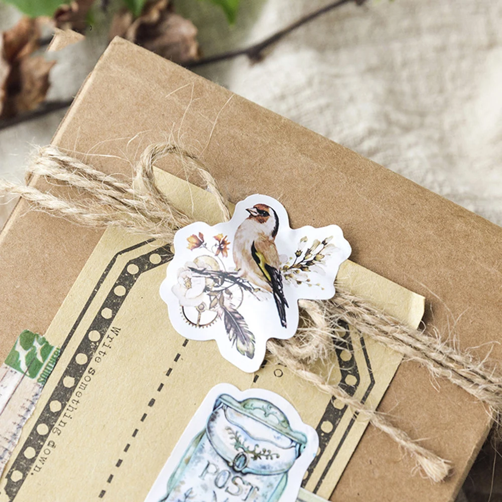 Journal Travel Adhesive Paper Crafting Paper Stickers Scrapbooking Decal Label Graffiti