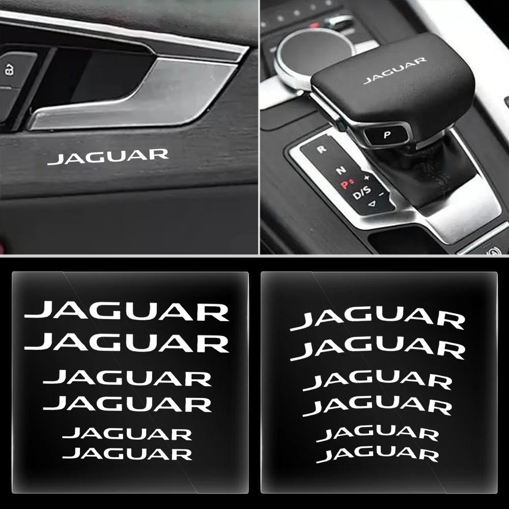 

6pc Car Goods Brake Caliper Badge Sticker Decoration Stickers Decal For Jaguar Sport Evoque Velar XE XF E-Pace F-Pace XJ XFL XJL