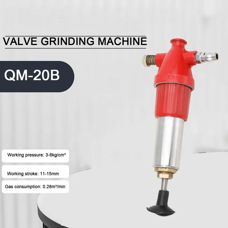 Generic Pneumatic Valve Lapping Grinding Tool Kit – Automotive Engine Valve Seat Repair Set with 5 Suction Cups