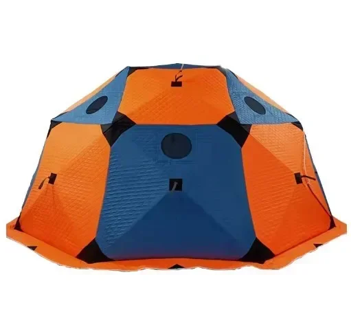 

5-6 People Warm Top Camping Tent Customized Outdoor Large Space Camping Cotton Insulation Winter Ice Fishing