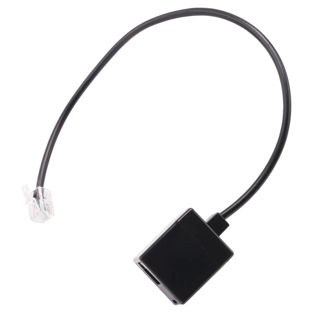 [N88R New]RJ9 4P4C Male to Double Female Port Connector Headset Adapter Extension Cable Phone Adapter Cable Phone Extension Cord