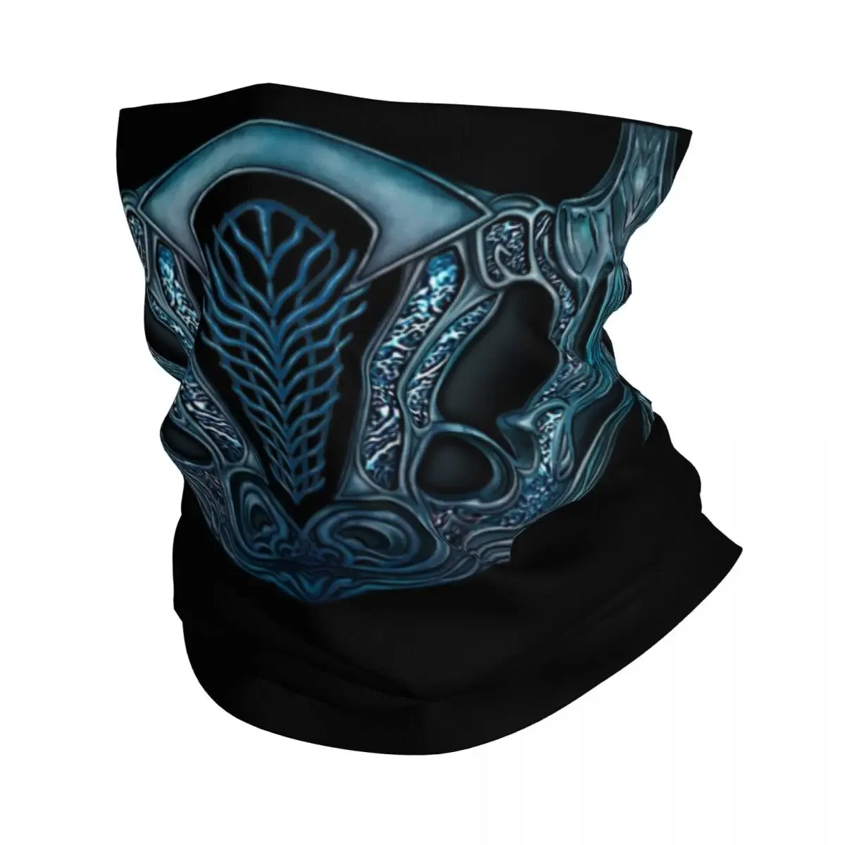 New Custom Mortal Kombat Fighting Game Bandana Neck Gaiter for Ski Running Women Men Wrap Scarf Ninja Sub Zero Balaclava Warmer