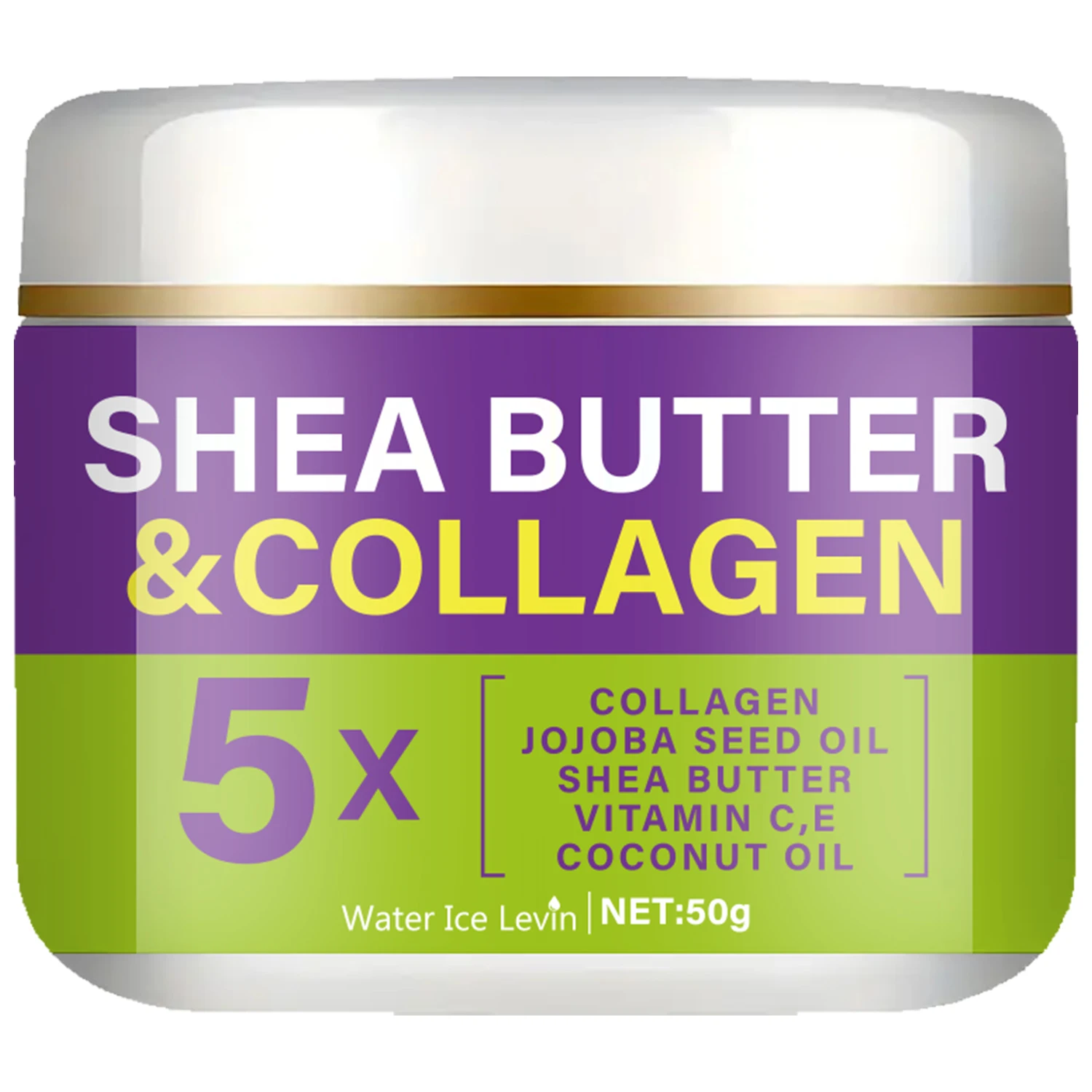 كريم مغذي بزبدة الشيا والكولاجين | مزيج الزيوت النباتية | ترطيب عميق + توهج صحي