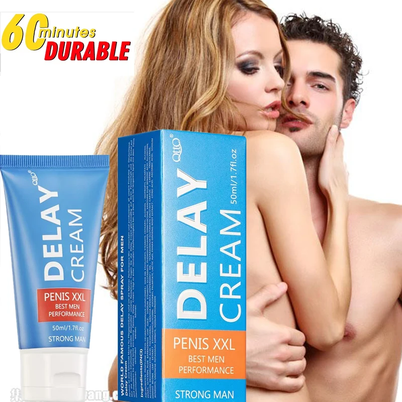 Strong Male Penis 60 Minutes Long Lasting Gel for Men Sex Time Extend Ejaculation Delay Spray Erection Prolong Adult Product 18+