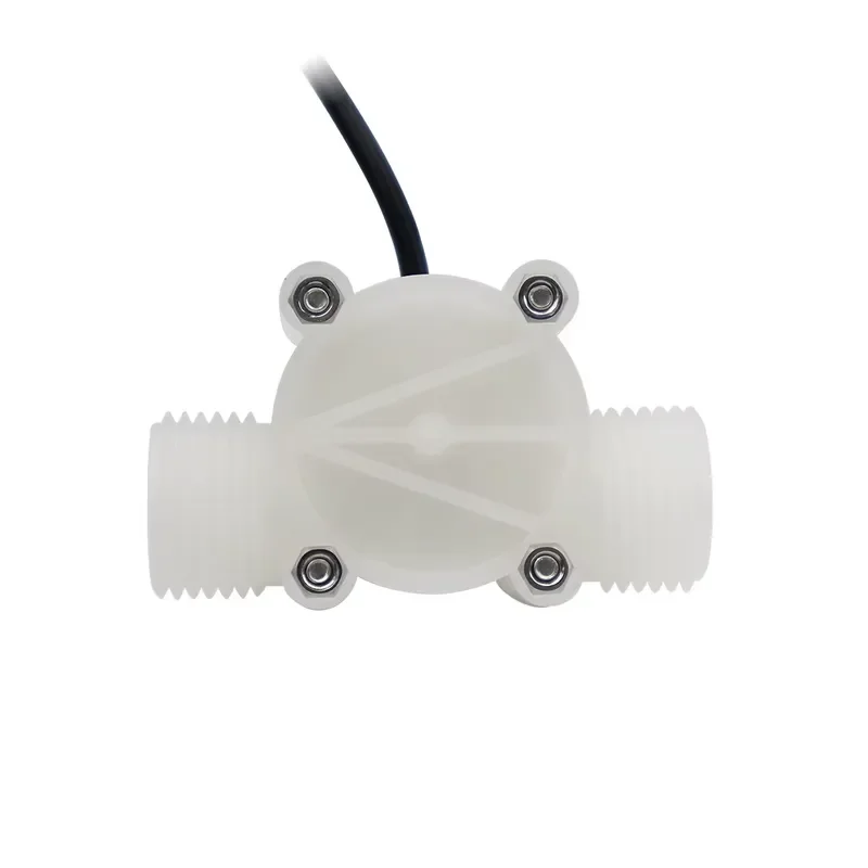 Industrial-grade PVDF Hall Pulse Flow Sensor Chemical Resistance High-precision Pulse signal Output 1-30L