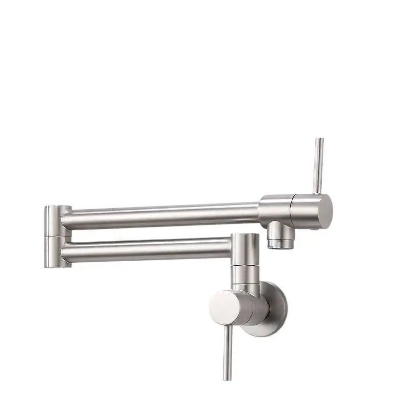 

All copper, into the wall, kitchen, faucet, single cooling, folding, telescopic, rotating, lengthening, vegetable basin