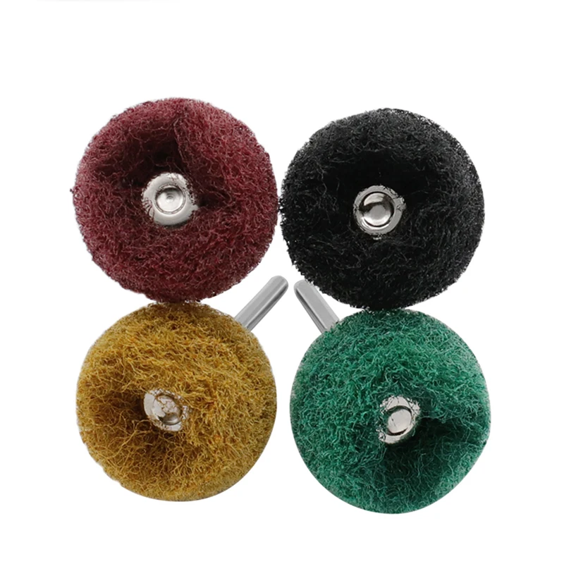 20pcs Gambo Nylon Mola abrasiva Spazzola Rotante Strumento di Accessori Con 3 millimetri Gambo Per La Lucidatura di Lucidatura Rettifica