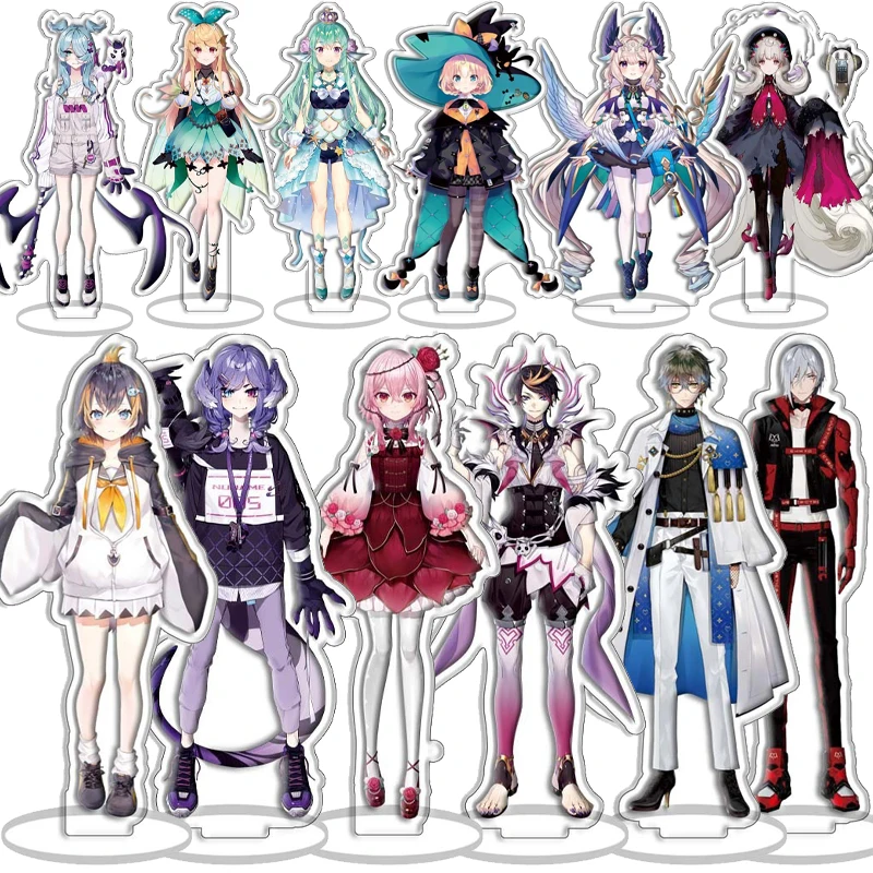 

Аниме 15 см Kawaii NIJISANJI Tsukino Mito Kenmochi Toya фигурка модель акриловая подставка настольный дисплей украшения тарелка декор стоячий