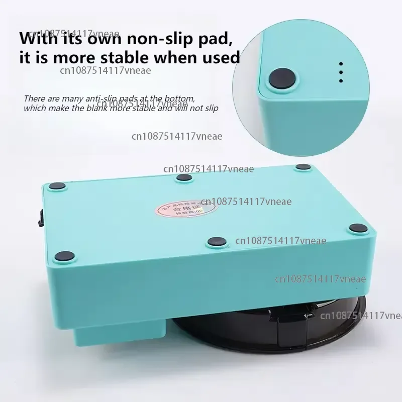 Mini Desk-top Pottery Wheel with Variable Speed Control ABS+Aluminum Alloy 30W Power DIY Educational