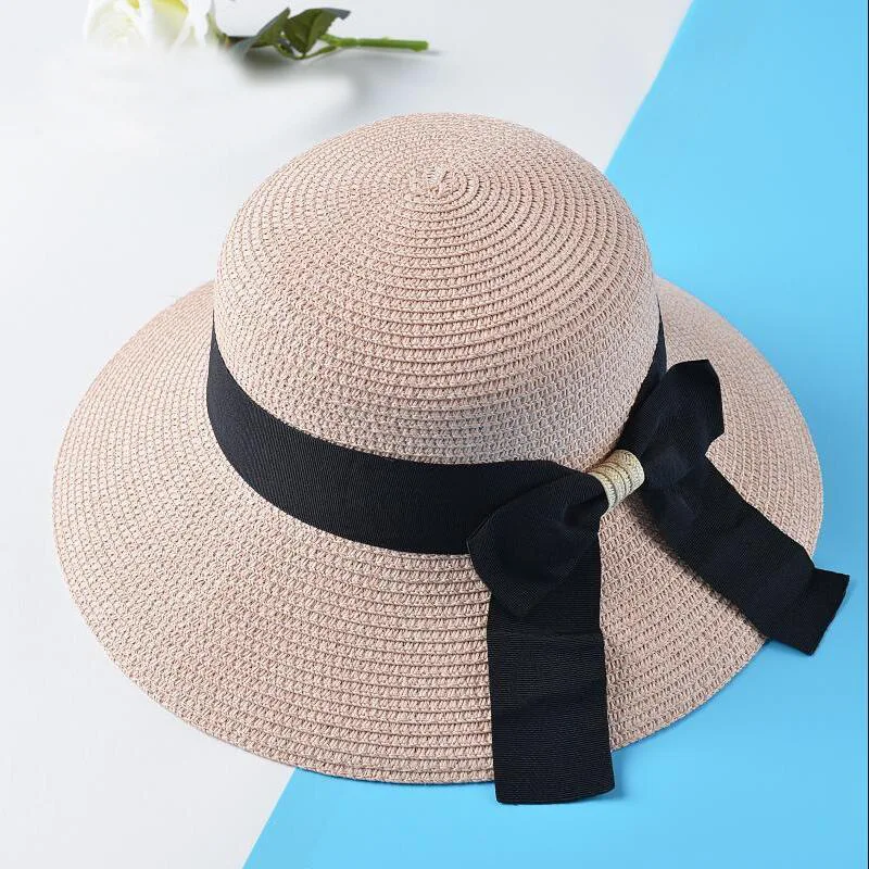 Neuer Sommer Eltern-Kind Bucket Hat Sonnenhut Damen Blumenkranz Mädchen Outdoor Strand Reise Sonnenschutz Strohhut Damenhut – Detail 9