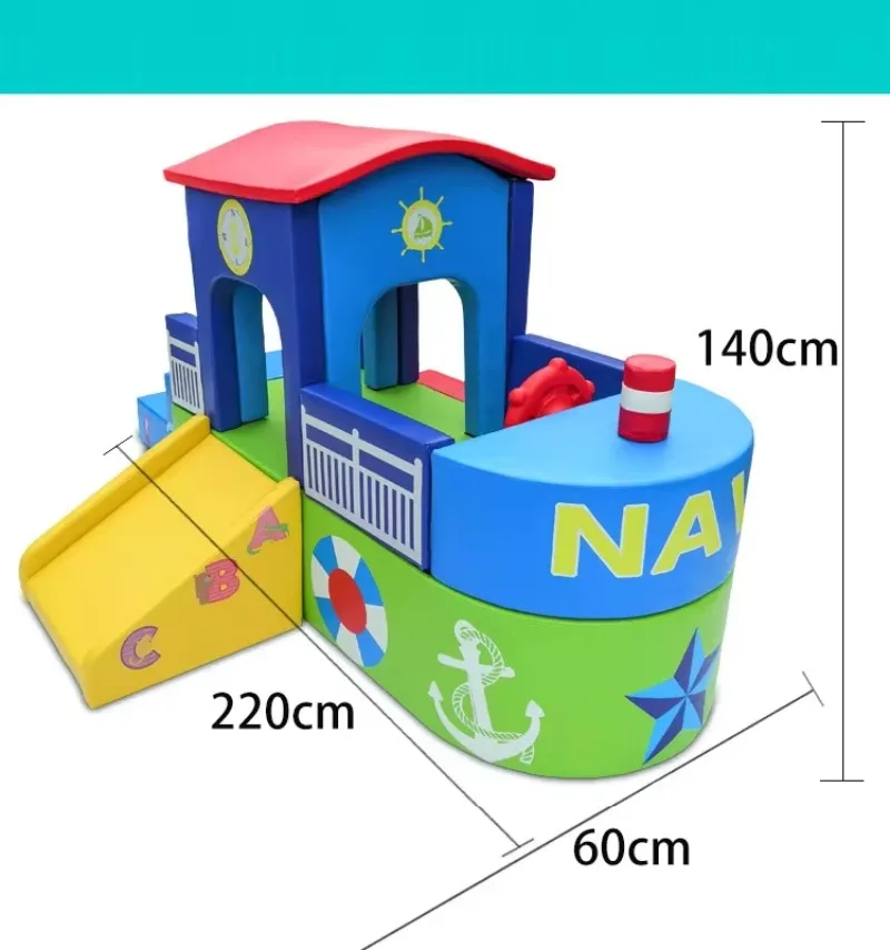 컴팩트 청소하기 쉬운 내구성 소프트 플레이 장비, 작은 공간 거실 및 현대 교육 환경에 완벽한 추가